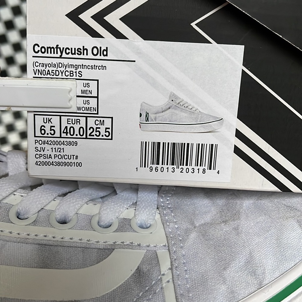 Vans Comfycush Old Skool Crayola Dlylmgntncstrctn Men’s sneakers - Picture 16 of 16